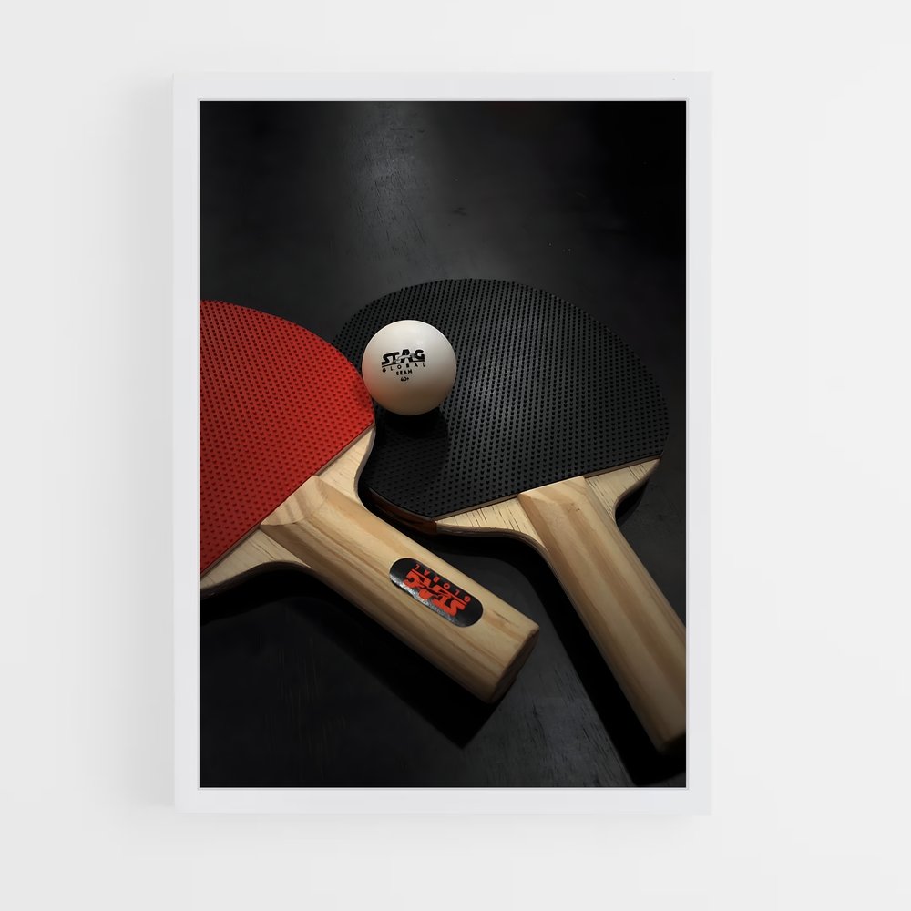 Poster Table tennis – affiche Tennis de table (vue 3)